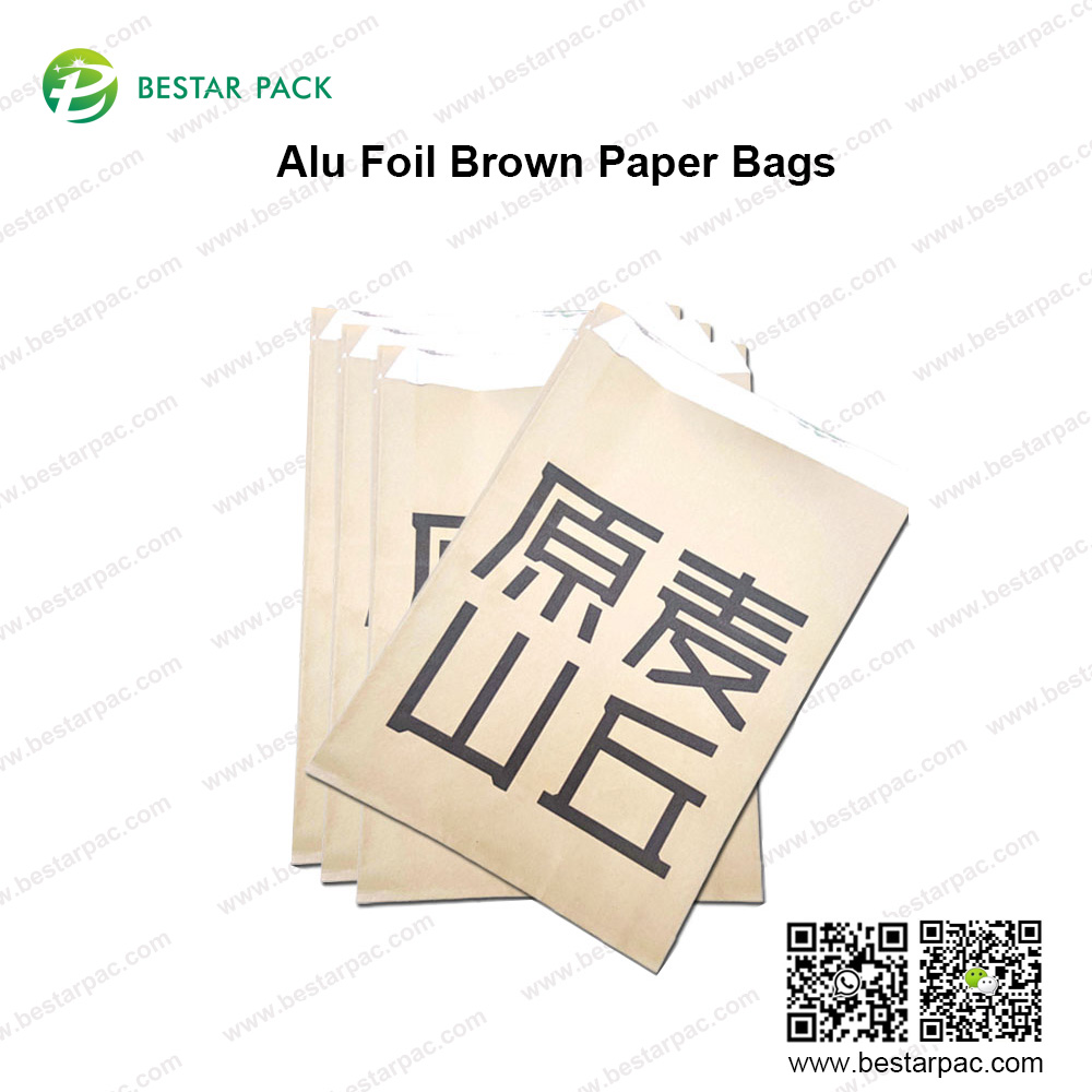 Túi giấy Alu Foil Brown